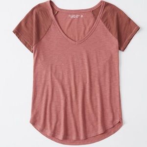 Abercrombie and Fitch Soft V Neck Tee
